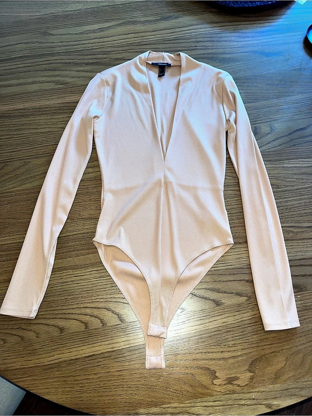 Forever 21 Long Sleeve Bodysuit Medium Like New